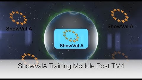 3 3 4 3 1 ShowValA POST TM4 Video Tutorial Face to Face DE