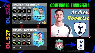 DLS 27 | Confirmed New Transfers! 🔥⚽New DLS 27 Player Rankings 📊Confirmed Transfers ✅