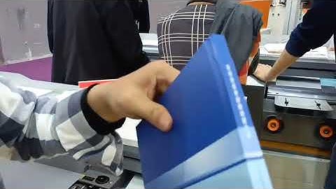 Boway EAV glue binding machine K7  bind book with hard cover