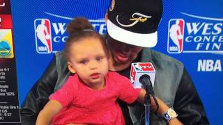 Riley Curry: I'm way up, I feel blessed (Big Sean's song)