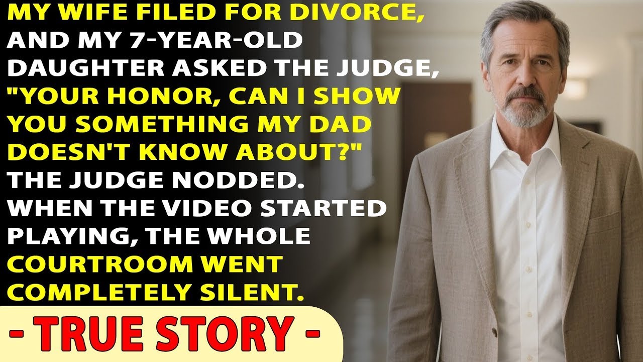 My Wife Lied at the Divorce Hearing — Then My Little Girl Stood Up With a Truth No One Expected