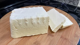 Queso  de Freír Dominicano/ queso fresco / Frying cheese Fried Cheese With Queso Blanco
