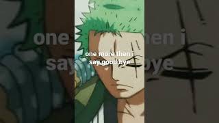 One Piece Zoro Lost His Smile