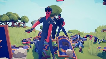 4 POLICE + FBI vs Every Unit (Same Price) Part 1/2 | TABS