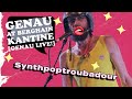 Synthpoptroubadour performs genau at berghain kantine live