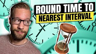 Round Time to Nearest Interval (15 min / 30 min / hour ) in Power Query