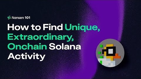 Discover Unique Onchain Insights on Solana Before Anyone Else