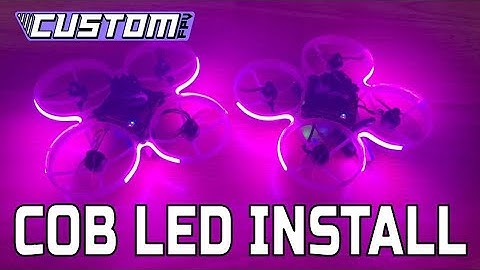 Tiny Whoop Quick Tip: How to Wire and Install COB LEDs | CustomFPV