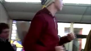 Harlem Shake On Bus