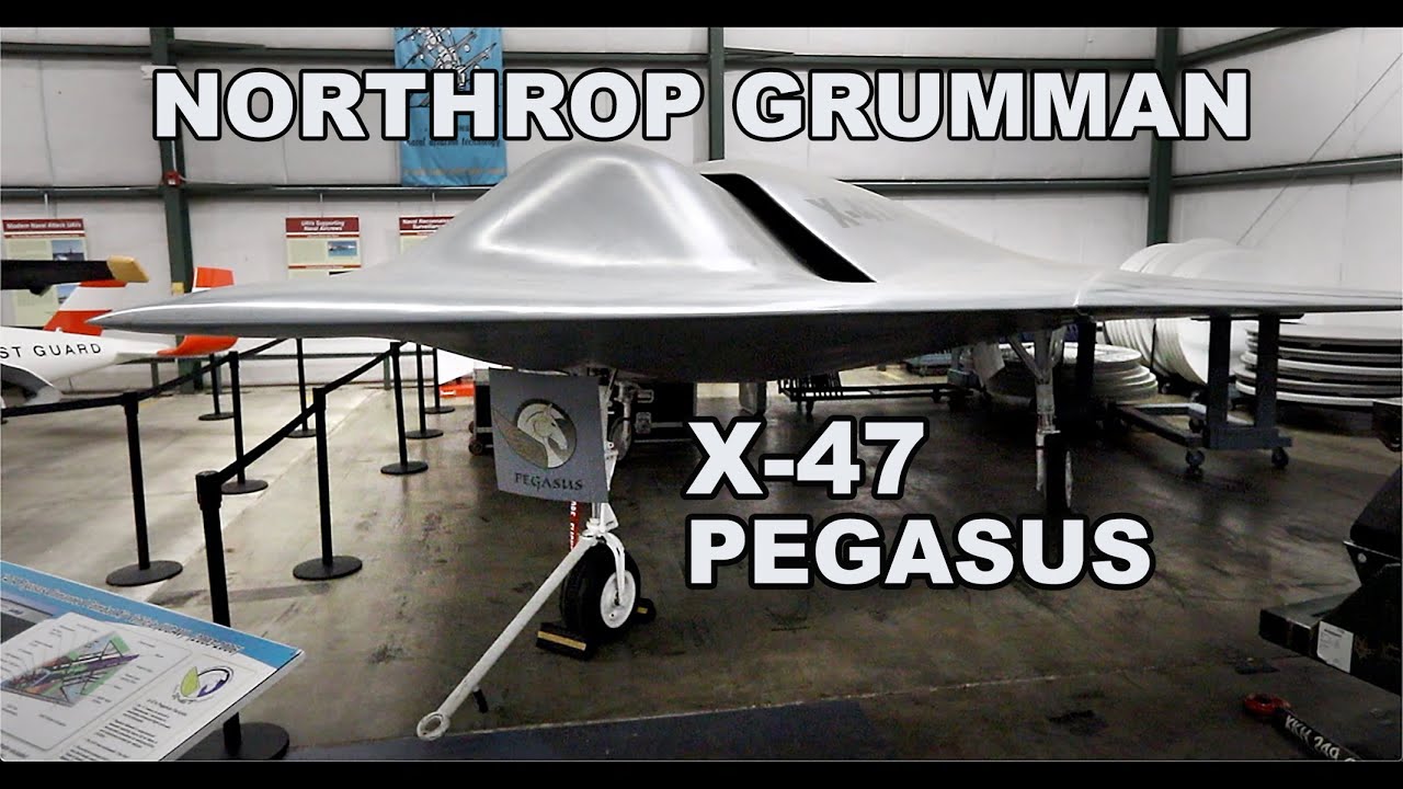 Northrop Grumman X 47 Pegasus Stealth Navy Uav Combat Air Vehicle Patuxent River Naval Air Museum Youtube