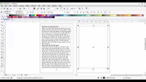 Hướng dẫn dàn trang trong CorelDraw