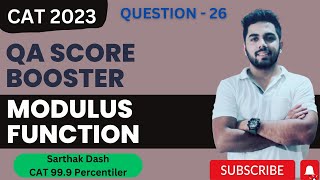CAT Exam Preparation || Quantitative Aptitude || Modulus Function || Algebra