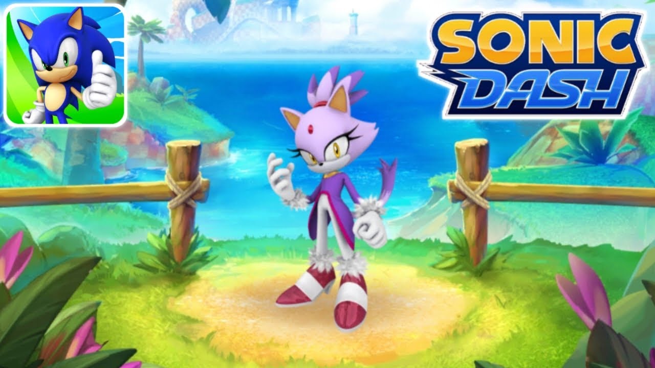 SONIC DASH - BLAZE ANDROID GAMEPLAY - YouTube