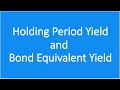 Holding period yield bond equivalent yield how to calculate returnsconvert hpy to bey