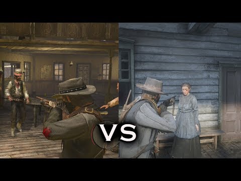 RDR VS RDR 2: Animations - Physics - Combat & Gameplay Comparison