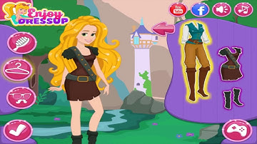 Disney Tangled Princess Rapunzel Tower Escape Baby Games HD
