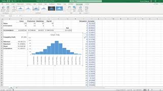 Monte Carlo Technique: How to perform Business Simulations & Assess Projects Profitability | Excel screenshot 3