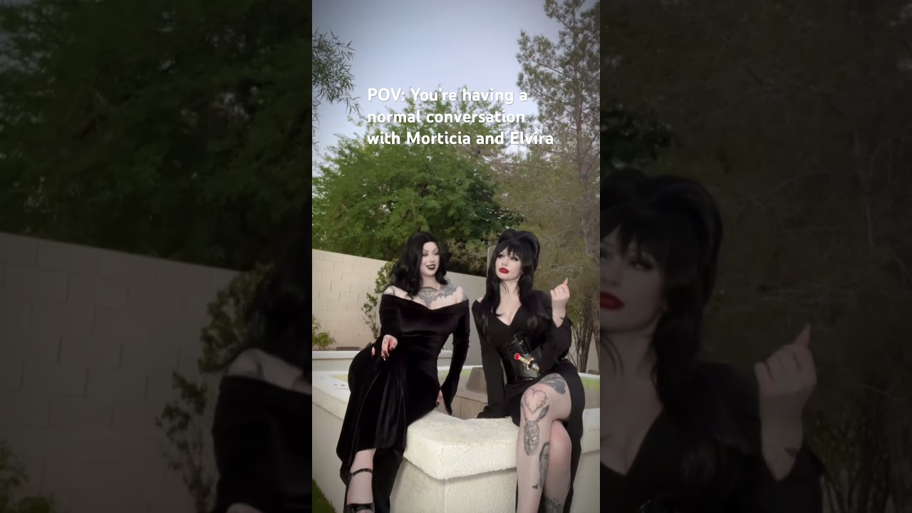 just makes the best decor💀 @Blairvira 🖤 #morticiaaddams #elvira #shortsexcellence