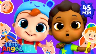 learn sing finger family puppet show fun sing along songs by littleangel playtime
