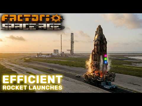 How to Build Space Platforms EFFICIENTLY in Factorio Space Age