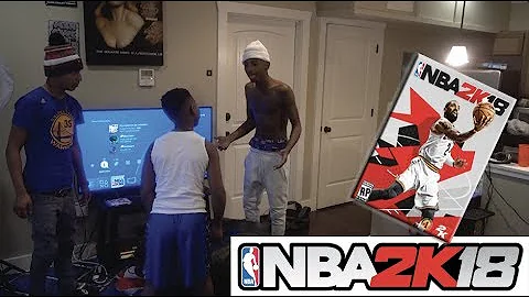 I BROKE MY LIL BROTHER 2K18 GAME!!