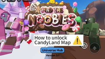 How to unlock CandyLand map in Find The Noobies 🍫🍭 ||#roblox#findthenoobies