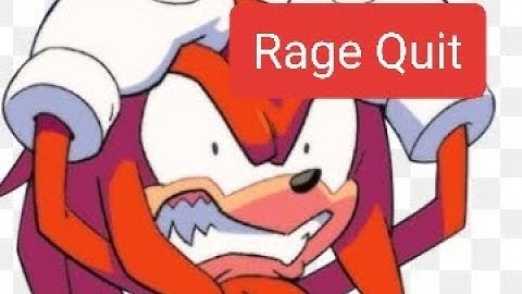 Knuckles Super Smash Bros Ultimate Rage Quit Don