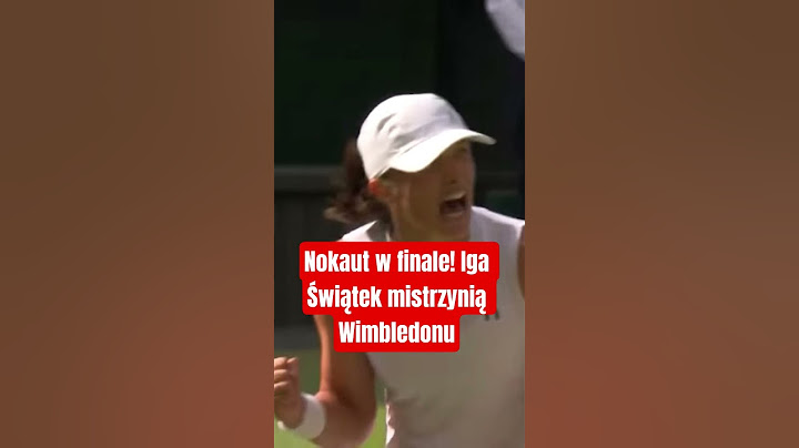Nokaut w finale! Iga Świątek mistrzynią Wimbledonu