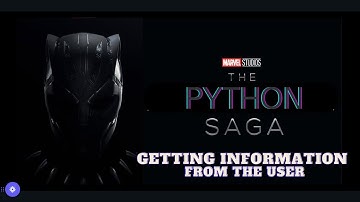 Getting Information from the User #career #new #learn #education #python #programming #youtube