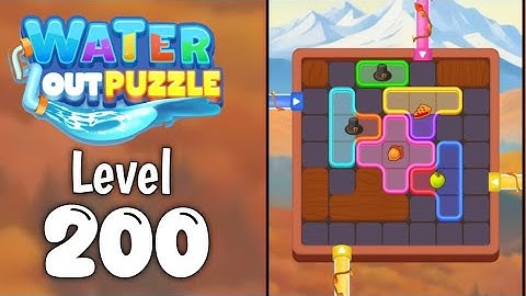 Water Out Puzzle Level 200 Walkthrough