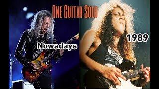Metallica One Guitar Solo 1989 vs Nowadays