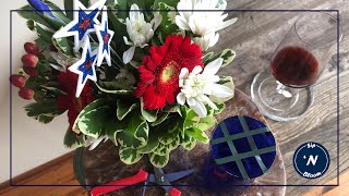 DIY Memorial Day Arrangement