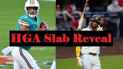 My first Hybrid Grading Approach HGA submission featuring Tua Tagovailoa and Fernando Tatis Jr