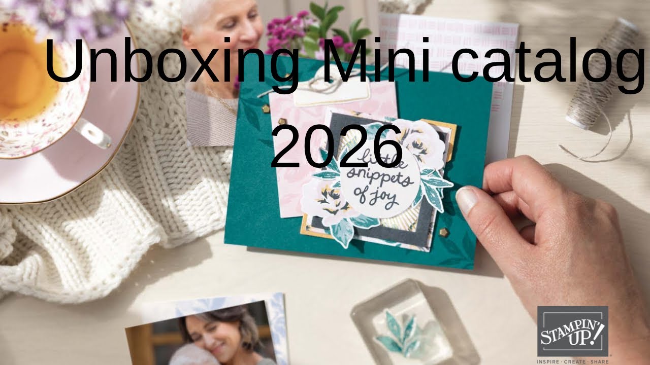 Jan-April 2026 unboxing Stampin’ Up!@Crafting4EveryoneYvonne 