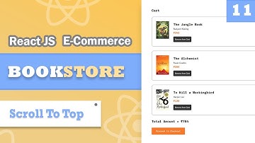 Build an E-Commerce App using ReactJS - PART 11 - Scroll to Top [React JS for Beginner]