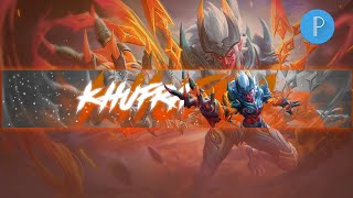 Cara Bikin Banner Youtebe Tema Mobile Legends di Andorid || Tutorial Pixellab screenshot 2