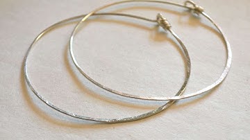How To Make Simple Hammered Sterling Hoop Earrings - DIY Style Tutorial - Guidecentral