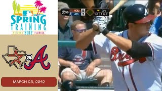 Astros @ Braves - March 25, 2012 (Spring Training)