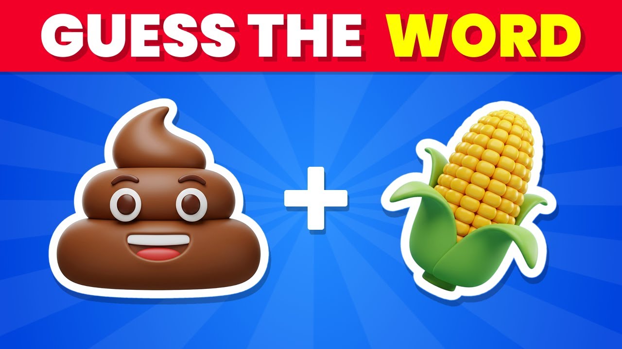 Guess the Word By Emoji 🧩🤔 | Emoji Quiz - YouTube