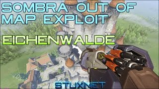 Overwatch - Eichenwalde - Sombra Out of Map Exploit