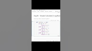 Simple calculator in python || code | simple projects #trending #coding #python #ytshorts