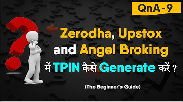 How to Generate CDSL TPIN in Zerodha, Upstox and Angel Broking ? | CDSL TPIN कैसे Generate करें ?