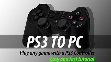 Tutorial Play any PC game with a PS3 controller xpadder motioninjoy
