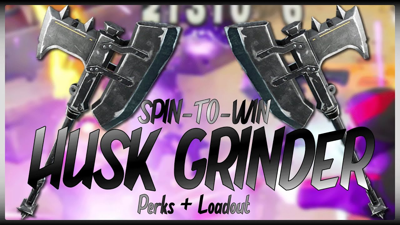 SPINTOWIN HUSK GRINDER Perks + Loadouts // Fortnite Save The World