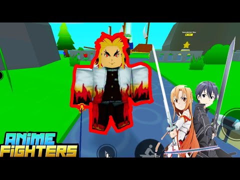 SWORD ART ONLINE NO ANIME FIGHTERS ATUALIZAÇÃO! - ROBLOX 