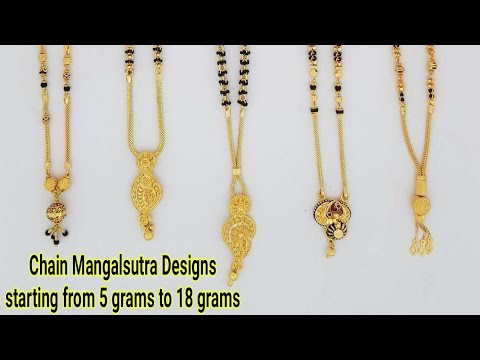 Chain Mangalsutra Designs starting from 
