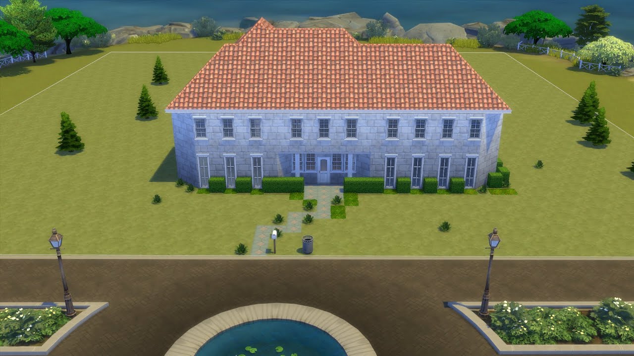 The Sims 1 Mansion (2 Sim Lane) for The Sims 4