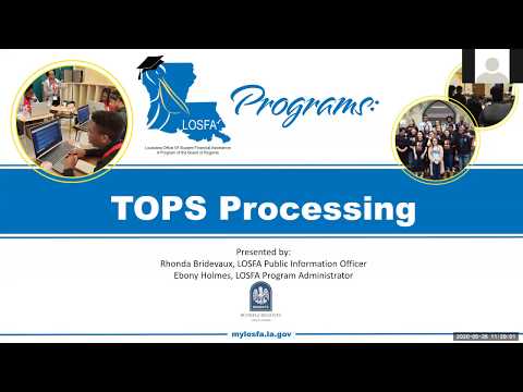 TOPS Processing Informational