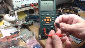 EXTECH LCR200 LCR Meter - Self Calibration / Part 1