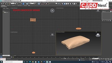 PILLOW CREATION IN 3DSMAX(ಕನ್ನಡ)-CADD NEST